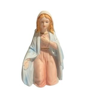Vintage Homco Nativity 5599 Replacement Mary Mother Manger Christmas